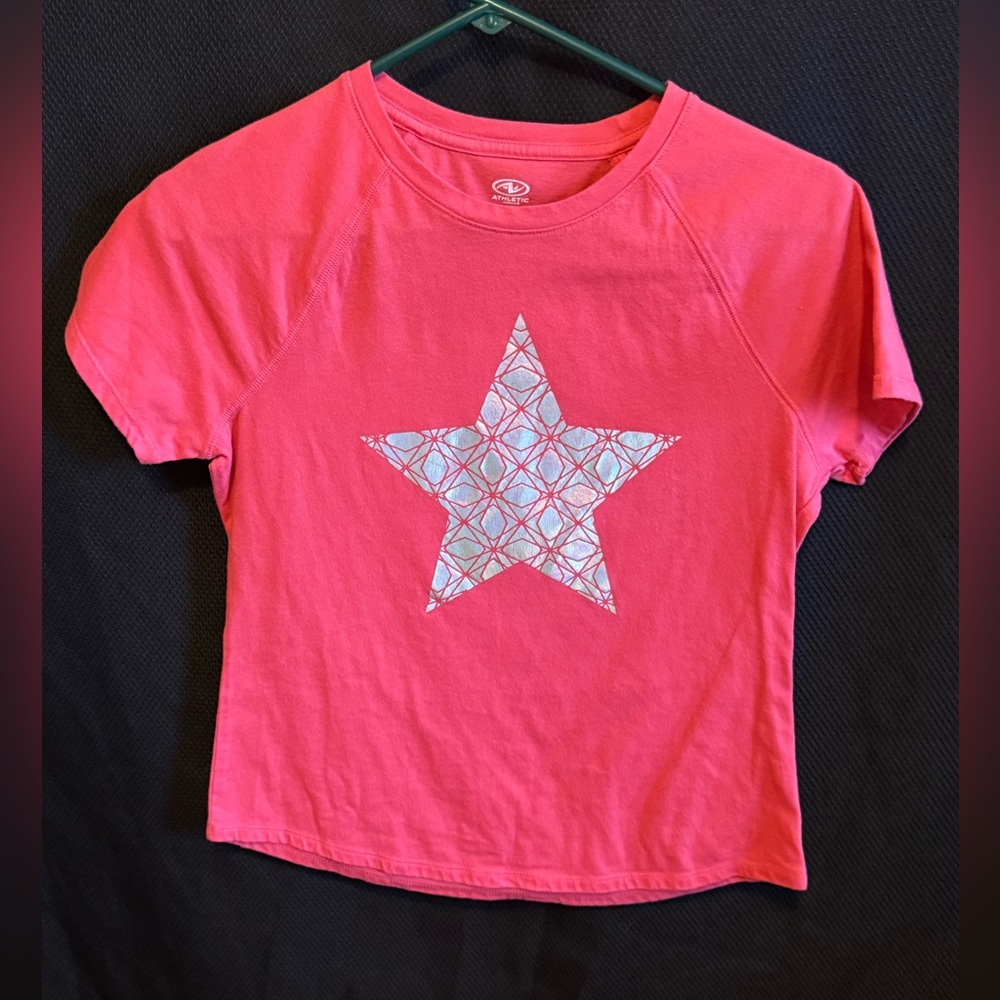 Athletic Works Pink Star Tee